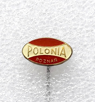 Polonia Poznan badge (lacquer)