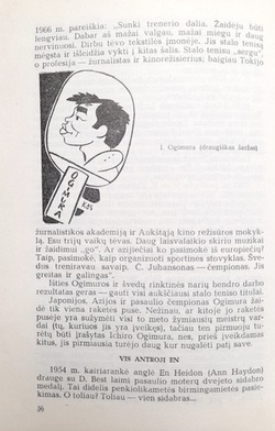 Table Tennis. Yesterday Today Tomorrow (Lithuania)