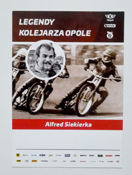 Photo Alfred Siekierka (speedway) - The Legends of Kolejarz Opole club