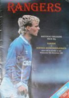 Rangers FC - Borussia Moenchengladbach UEFA Cup matchday magazine (26.11.1986)