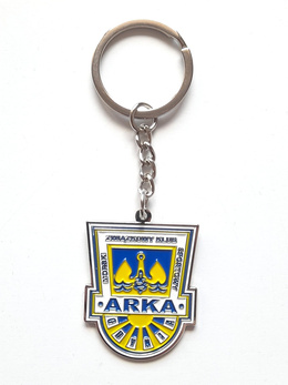 Arka Gdynia crest keyring (Official Licensed Product)