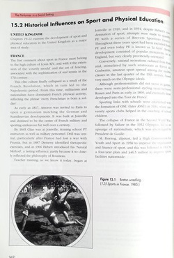 Physical Education and the Study of Sport