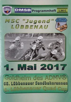 MSC Jugend Lübbenau 6. Lübbenauer Quad Cup motor sports official programme (01.05.2017)  