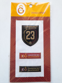 Galatasaray SK 3 piece sticker set (official product)