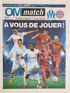 Olympique de Marseille - Bayern Munich, UEFA Champions League match magazine (28.3.2012)