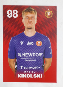 Maciej Kikolski - Widzew Lodz season 2025-26 photo (official product)
