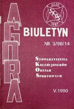 Bulletin of Sport Souvenirs Collectors Association "Agora" nr 3(14)/1990