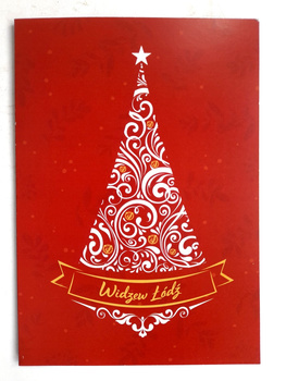 RTS Widzew Lodz Christmas card (official product)