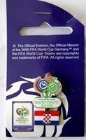Croatia National Football Team FIFA World Cup Germany 2006 badge pin