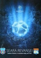 Steaua Bucharest - Olympique de Lyonnais UEFA Champions League programme (21.10.2008)