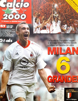 Calcio 2000 Monthly Magazine (nr 67, July 2003)