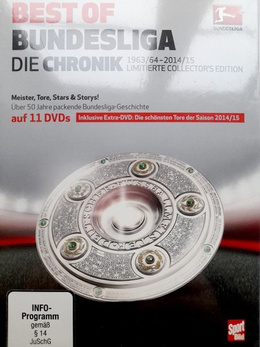 The Best of Bundesliga. Chronicle 1963/64-2014/15 Limited Collectros Edition DVD film (11 DVD's)