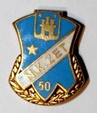 50 years of NK ZET Zagreb (enamel with signature)