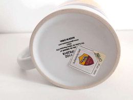 AS Roma crests and name tea mug (official product)