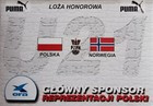 Poland - Norway UEFA Euro U-21 qualifying match VIP invitation (31.08.2001)