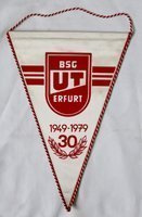 30th Anniversary BSG Umformtechnik Erfurt (East Germany) pennant