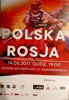Speedway match Poland - Russia (14.06.2017) official programme