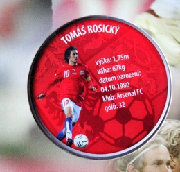 The Czech National Football Team 2008 medal's (official collection)