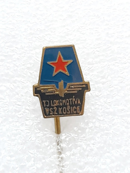 TJ Lokomotiva VSŻ Koszyce badge (lacquer)