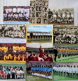 The FIFA World Cup Champions 1930-2018 postcards (21 items)