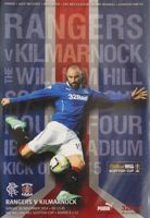 Rangers FC - Kilmarnock FC The Scottish Cup programme (30.11.2014)