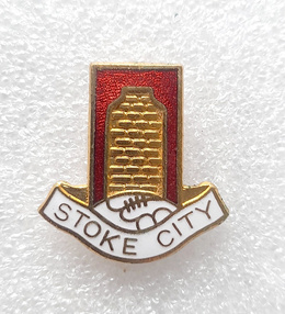 Stoke City crest old badge (enamel, signature)