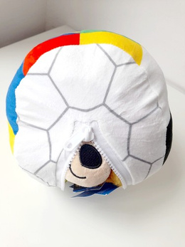 Euro 2024 Germany reversible plush big mascot Albart & ball (Official Licensed Product)