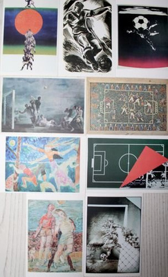 Postcards Football in the Fine Arts in Poland (9 items)