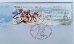 FDC Envelope with stamp of XX Winter Olympic Games Torino 2006 (Poland)