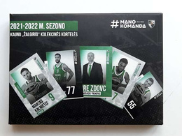 Zalgiris Kaunas basketball team 2021-2022 set of 20 cards (official product)