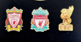 Liverpool FC crests badge set of 9 pins in box (official licensed product)