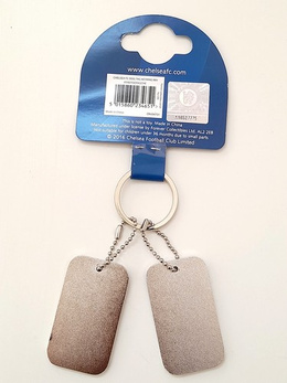 Chelsea FC dog tag keyring (official licensed product)