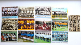 FIFA World Cup champions team's 1930-2018 photos postcards (21 items)