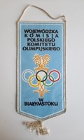 Provincial Committee of the Polish Olympic Committee in Białystok pennant