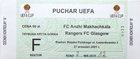 FC Anzhi Makhachkala - Rangers FC UEFA Cup ticket (27.09.2001)