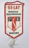 55th Anniversary Referee Department of Warsaw District Football Association pennant