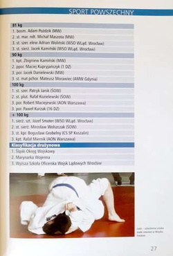 Physical education in the Armed Forces of the Republic of Poland 2007