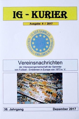 IG Kurier Europe Football Badges Collectors Association magazine nr 4/2017