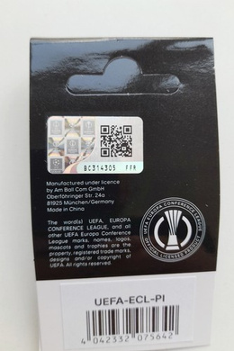 UEFA Europa Conference League trophy (official product) badge pin Football