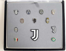 Juventus FC the crest history 12 pins-collection cased (official product) 