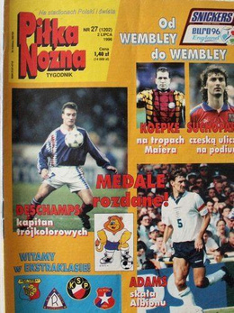 Piłka Nożna Weekly Magazine 1996-1997 (7 items)