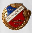 70 years of KKS Prokocim Cracow with garland badge (enamel)
