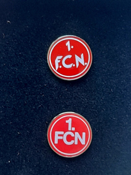 The history of the 1. FC Nurnberg crest - set of 5 badges (official product, lacquer)