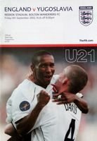 England - Yugoslavia U21 friendly match (06.09.2002) official programme