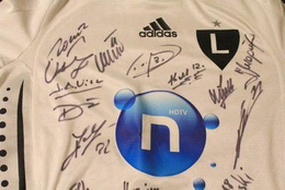 Legia Warsaw original shirt with autographs