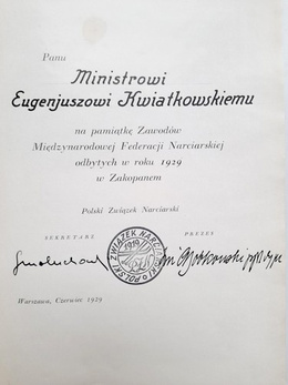 The Polish skiing. Volume III of Polish Ski Association Yearbook (1929)