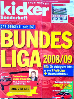 Bundesliga 2008/2009 Fan's Guide (Kicker magazine)