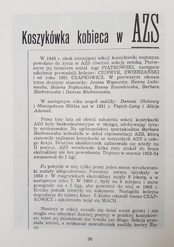 Basketball in Dolny Śląsk. 1947-1972