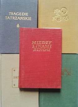 A set of five sports books in a case (miniatures), ed. Sport and Tourism 1957 (Poland)