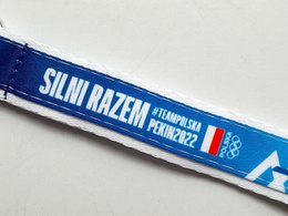 Poland Team of Beijing 2022 Winter Olympic Games key lanyard (official product)